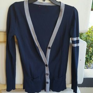 Navy Cardigan